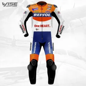 Andrea Dovizioso Repsol Honda Motogp Motorcycle Leather Suit 2010