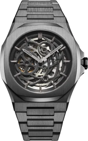 D1M Watch Skeleton Gun Metal