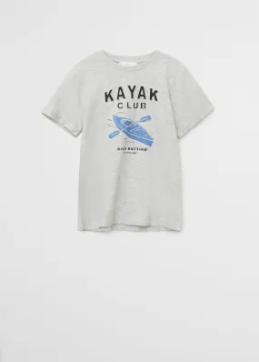 Mango Kayak Organic Printed Cotton Older Boys T-Shirt