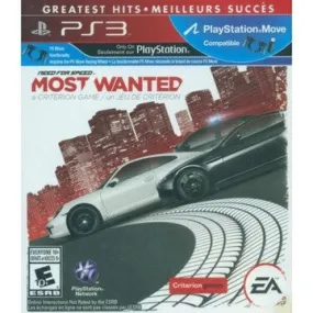 Need for Speed Most Wanted [Greatest Hits]