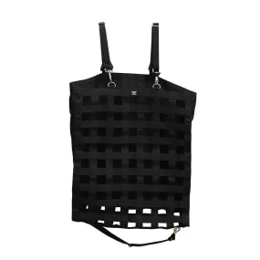 TuffRider 1 3/4" Supreme Nylon Web Front Slow Feeder Horse Hay Bag with Ripstop Fabric Back and webbing Bottom